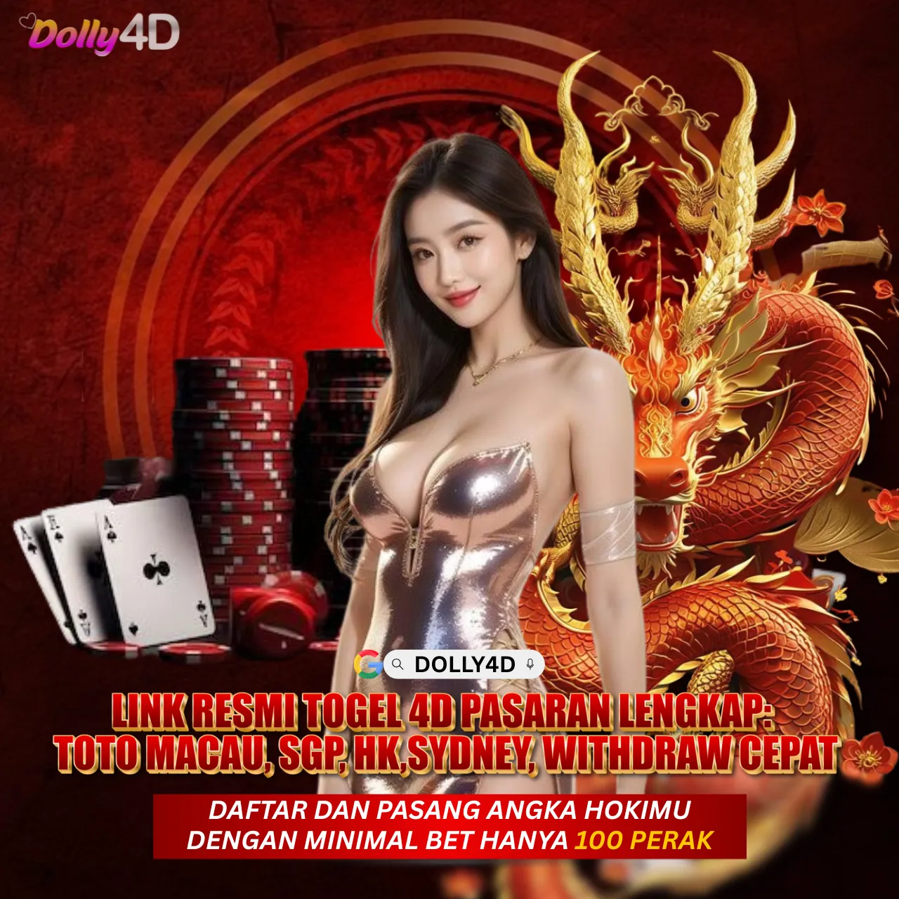 DOLLY4D 🦯 Link Resmi Togel 4D Pasaran Lengkap: Toto Macau, SGP, HK, Sydney, Withdraw Cepat